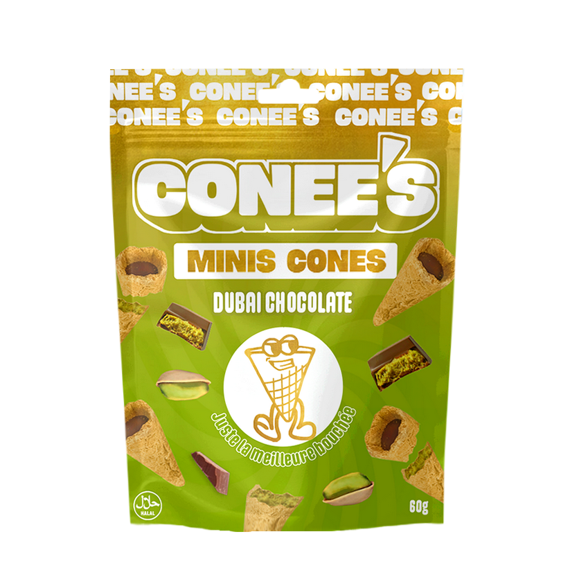 CONEE'S  /  MINI CONES DUBAI CHOCOLATE  /  16 x 60g