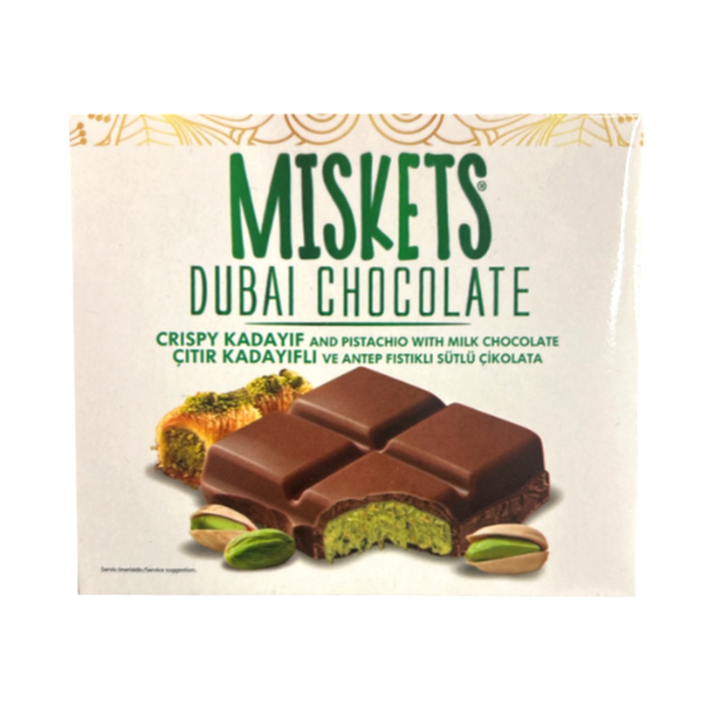 MISKETS /  MILK DUBAI CHOCOLATE  /  x72