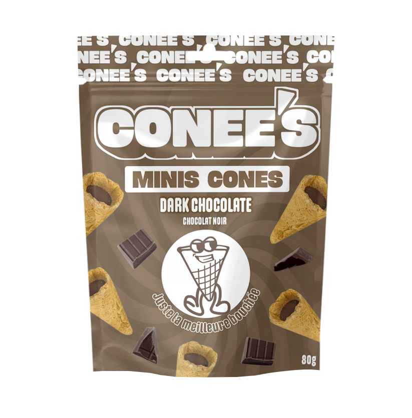 CONEE'S  /  MINI CONES CHOCOLAT NOIR  /  16 x 80g