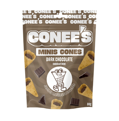 CONEE'S  /  MINI CONES CHOCOLAT NOIR  /  16 x 80g