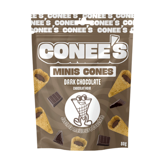 CONEE'S  /  MINI CONES CHOCOLAT NOIR  /  16 x 80g