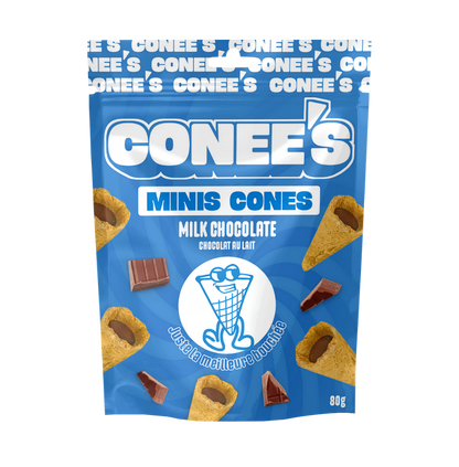 CONEE'S  /  MINI CONES CHOCOLAT AU LAIT   /  16 x 80g