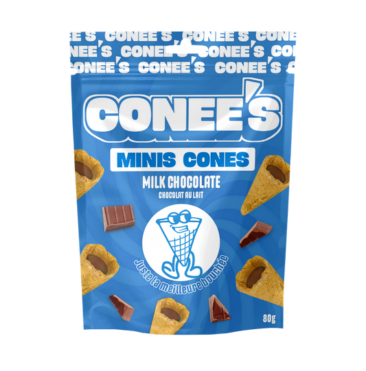 CONEE'S  /  MINI CONES CHOCOLAT AU LAIT   /  16 x 80g