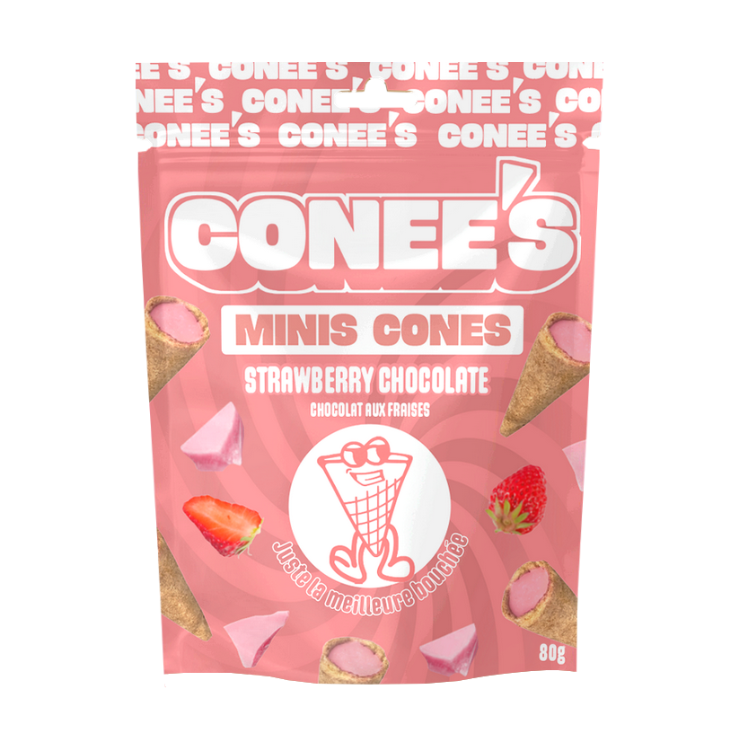 CONEE'S  /  MINI CONES FRAISE  /  16 x 80g