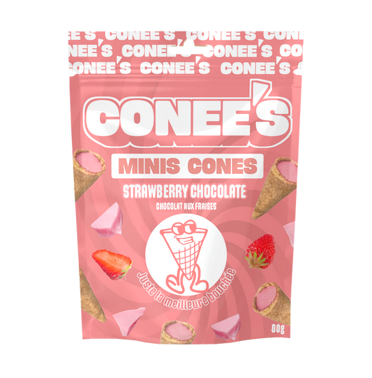 CONEE'S  /  MINI CONES FRAISE  /  16 x 80g