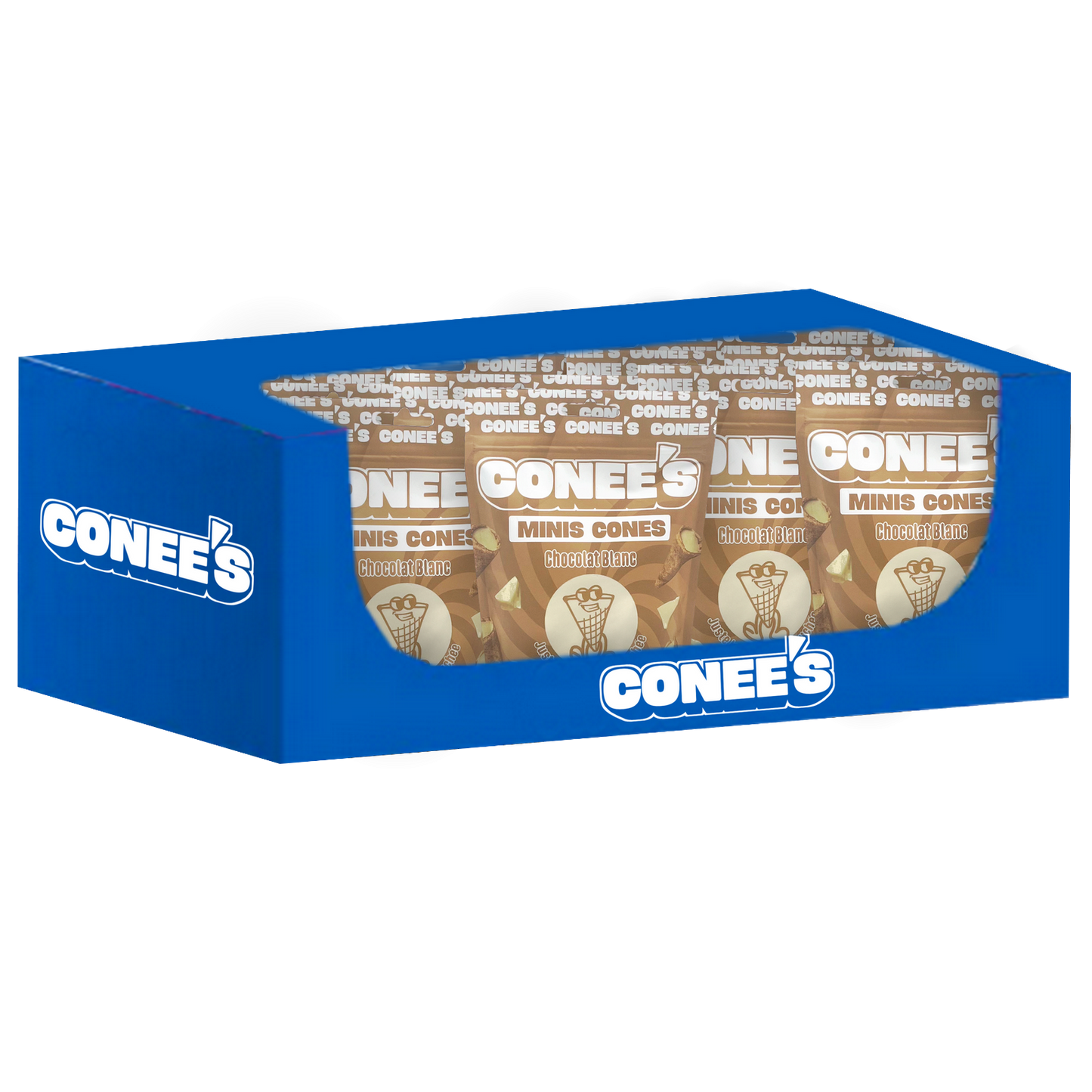 CONEE'S  /  MINI CONES CHOCOLAT BLANC /  16 x 80g